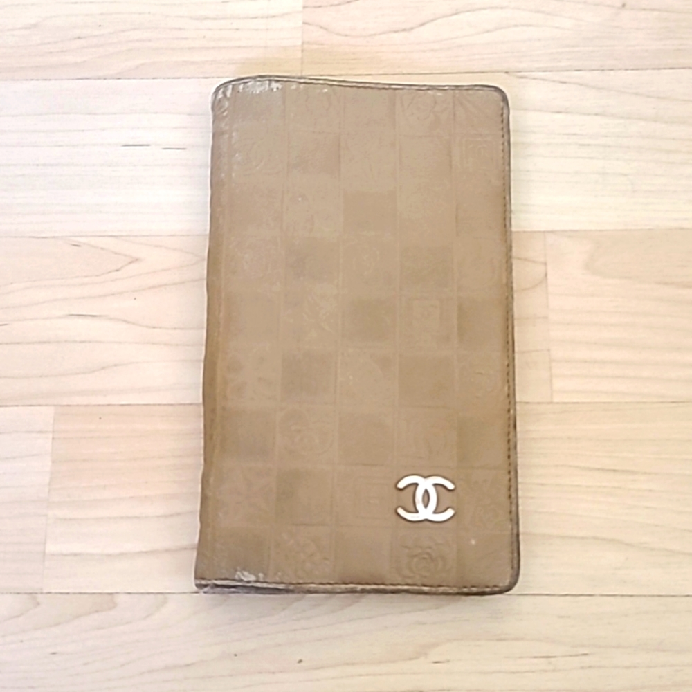 Chanel Wallet Purse Long Wallet Gold Woman Authentic Used